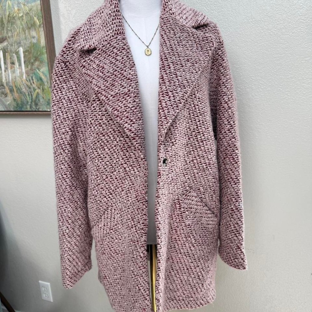 Bershka Textured Knit Coat – Size M/L‎